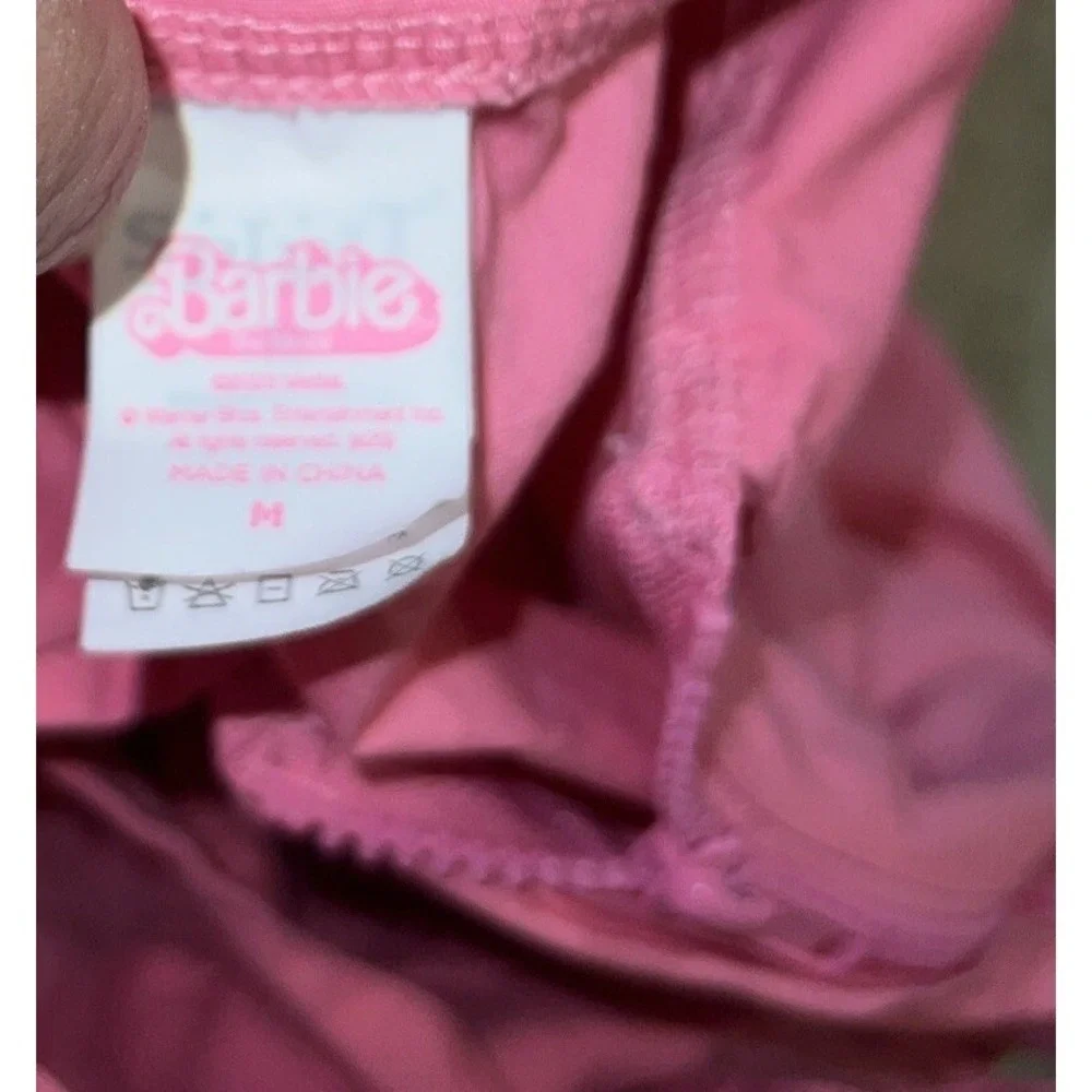 Barbie Movie Youth Costume Pink Power Jumpsuit No Glasses‎ Sz Medium 8-10